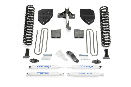 Fabtech K2255 Basic Lift System w/Shocks w/Performance Shocks 6 in. Lift Basic Lift System w/Shocks