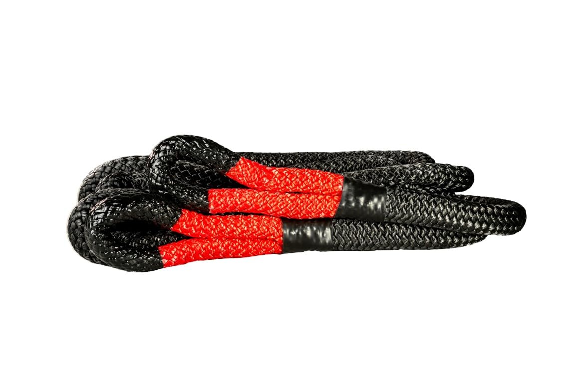 Bulletproof Hitches Bulletproof Heavy Duty 1 in X 30 ft Kinetic Recovery Ropeblack - HDKINETICROPE
