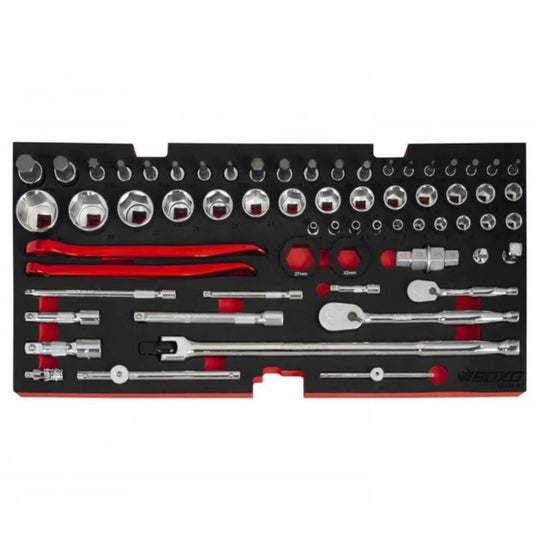 Boxo Tools BOXBXE047-R2 103 Piece Metric Moto Tool Set