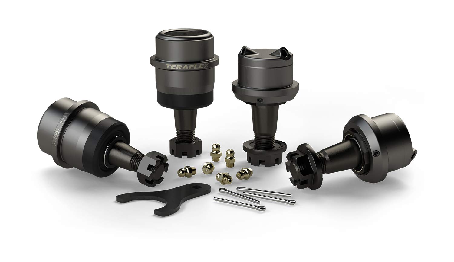 TeraFlex 1353100 TJ/YJ/XJ/ZJ Dana 30/44 Premium Series Ball Joint 4-Pack, 1 Pack