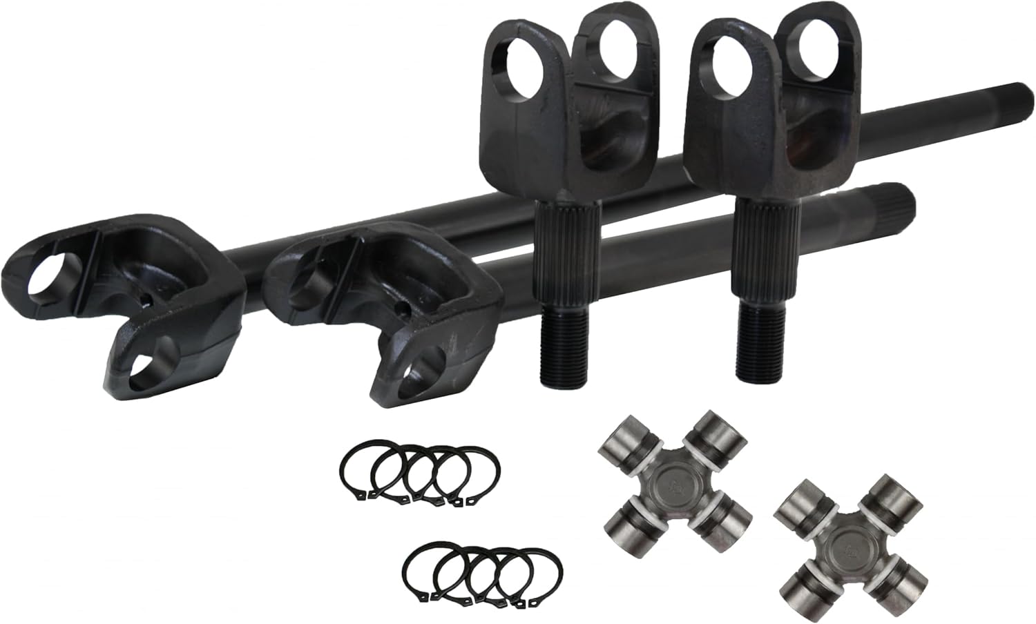 Revolution Gear 4340 Chromoly Front Axle Kit Fits 2007-18 JK Dana 30