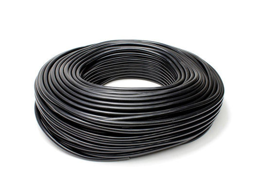 HPS HTSVH6-BLKx100 Black 100' Length High Temperature Silicone Vacuum Tubing Hose (60 psi Maxium Pressure, 1/4" ID)