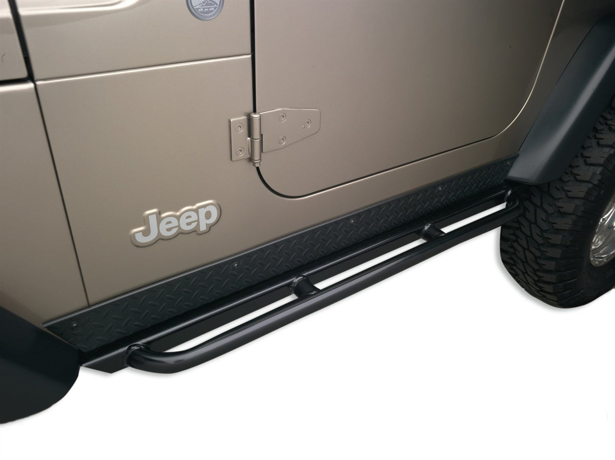 Body Armor 4x4 9706 Wrangler Rockcrawler Side Steps - TJ-4121