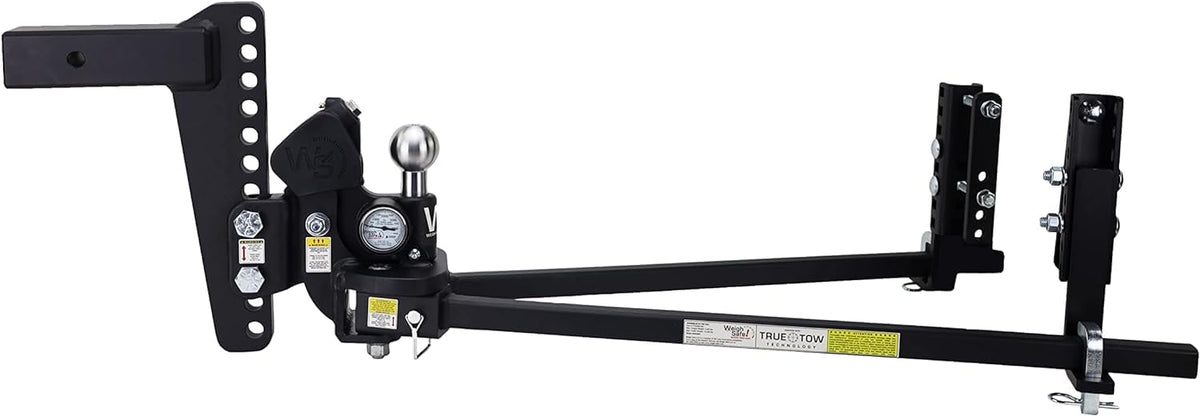 Weigh Safe True Tow Middleweight Anti Sway Weight Distribution Hitch 10" Drop 2.5" Shank 12,500 lb Tow Rating