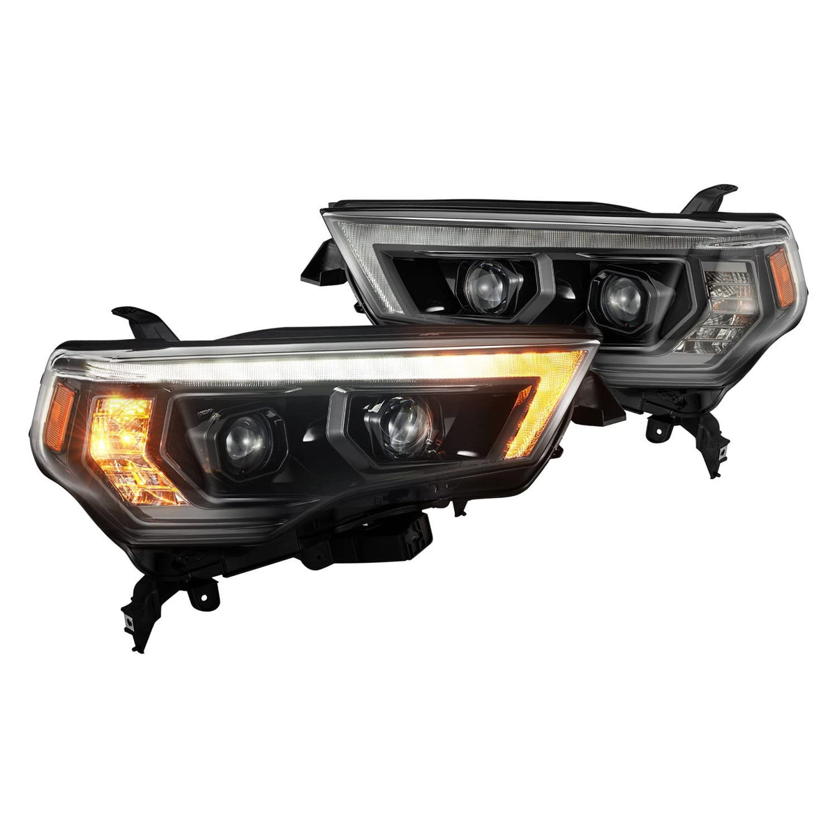 AlphaRex USA 1424 4RUNNER Luxx LED Projector HEADLIGHTS/BLACK - 880849