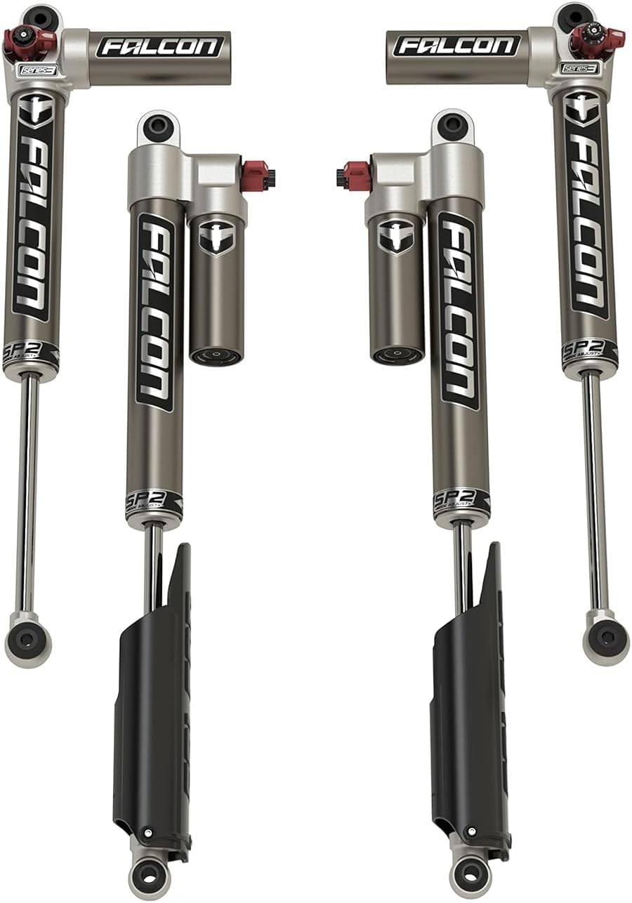 JT Falcon SP2 3.3 Fast Adjust Piggyback Shocks (3.5-4.5â€ Lift)