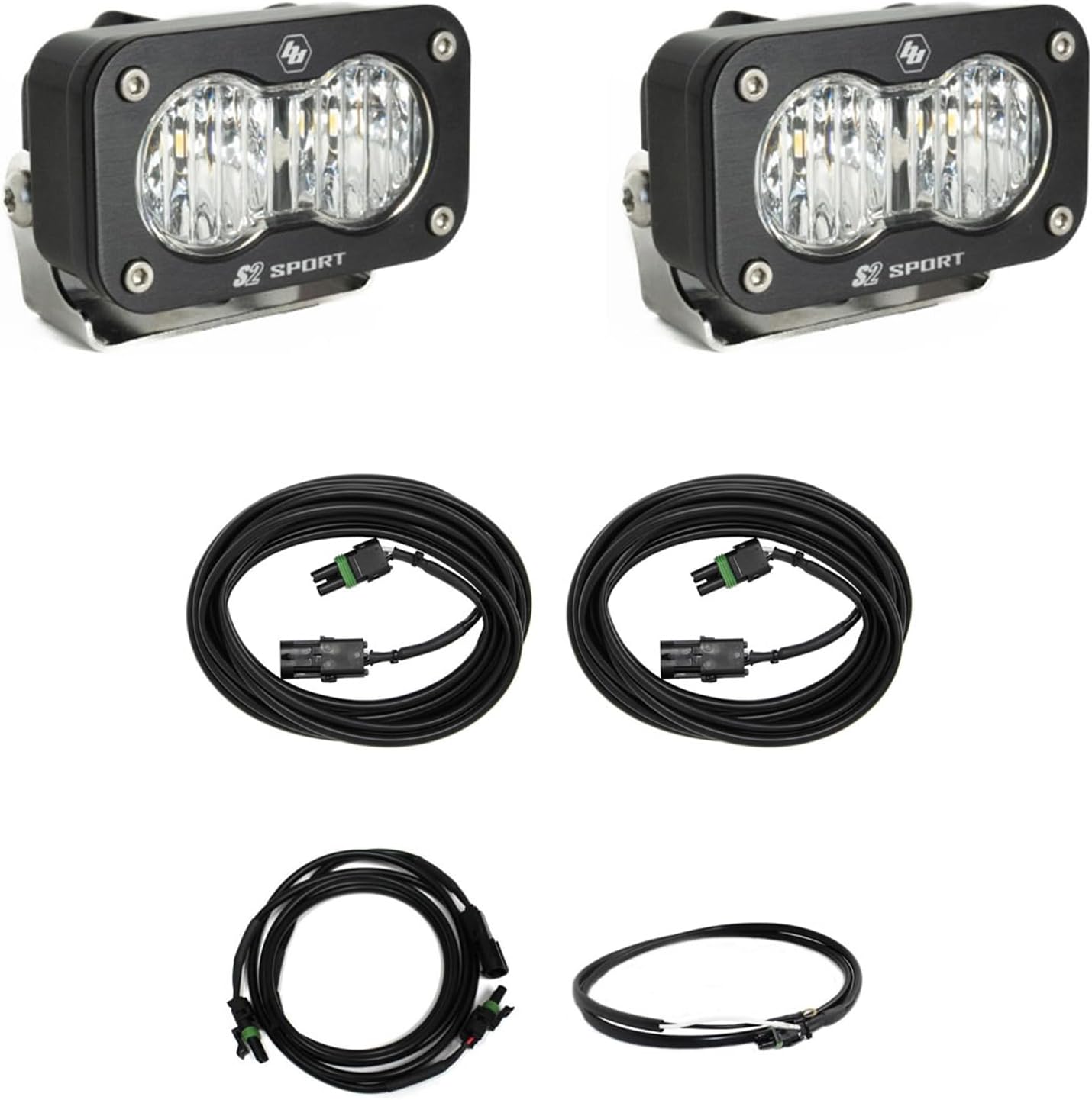 Baja Designs S2 Sport LED Reverse Light Kit for Ford Super Duty Truck 23-On with Upfitter Harness