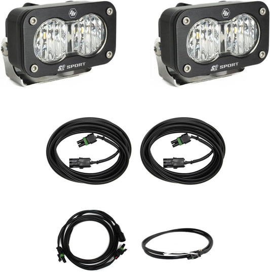 Baja Designs S2 Sport LED Reverse Light Kit for Ford Super Duty Truck 23-On with Upfitter Harness