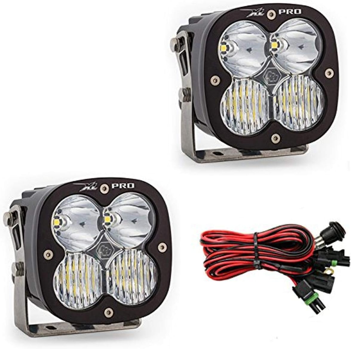 Baja Designs XL Pro LED Auxiliary Light Pod Pair (Driving/Combo; Clear)