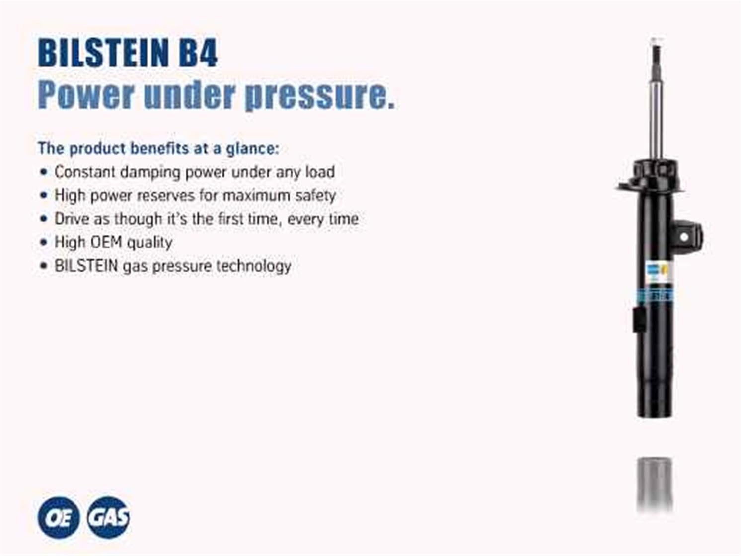 Bilstein B4 OE Replacement 17-18 Mercedes-Benz E43 AMG Front Right Air Suspension Strut (44-288860)