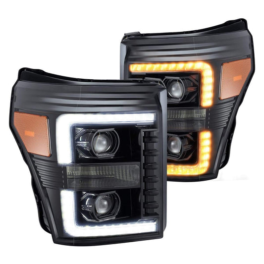 AlphaRex USA 1116 F250/F350/F450/F550 Super Duty Luxx 20 Series LED Projector Headlights - 880143