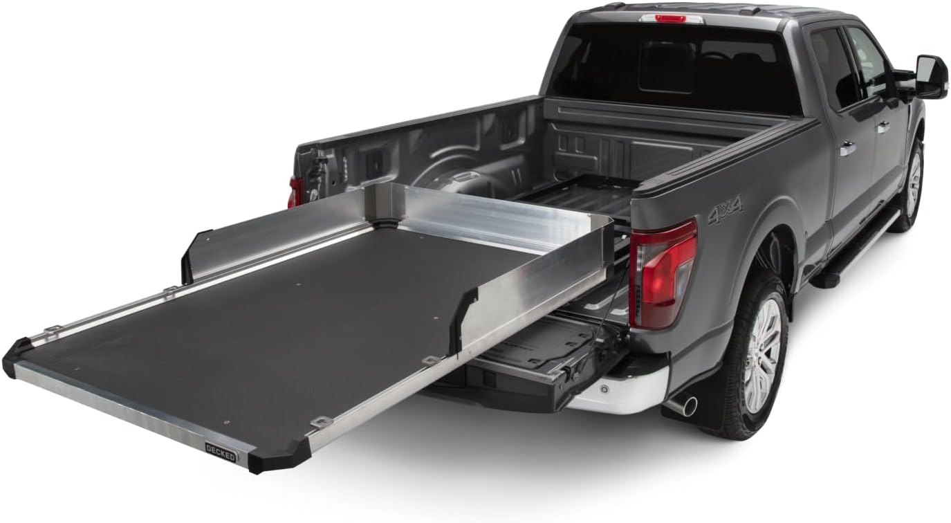 CargoGlide XL Truck Bed Slide – 2200 lb Capacity, 100% Extension – Heavy-Duty Pickup Cargo Slide for Easy Bed Access – Compatible with CargoGlide 2200XL / 100% / 48" W / 80" L for Fullsize - Super