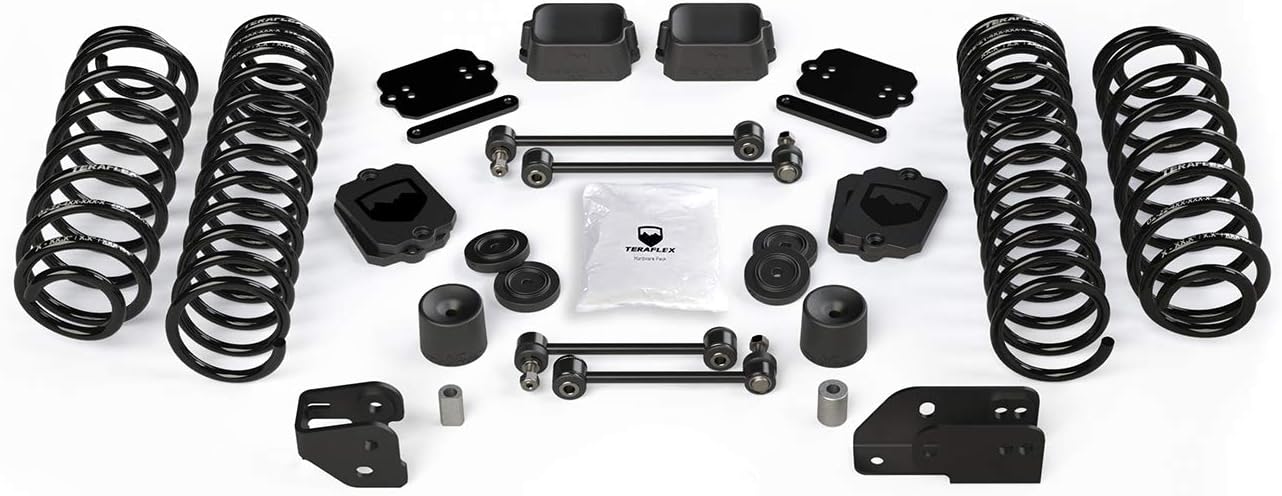 TeraFlex JL 4dr: 4.5â€ Coil Spring Base Lift Kit â€“ No Shock Absorbers