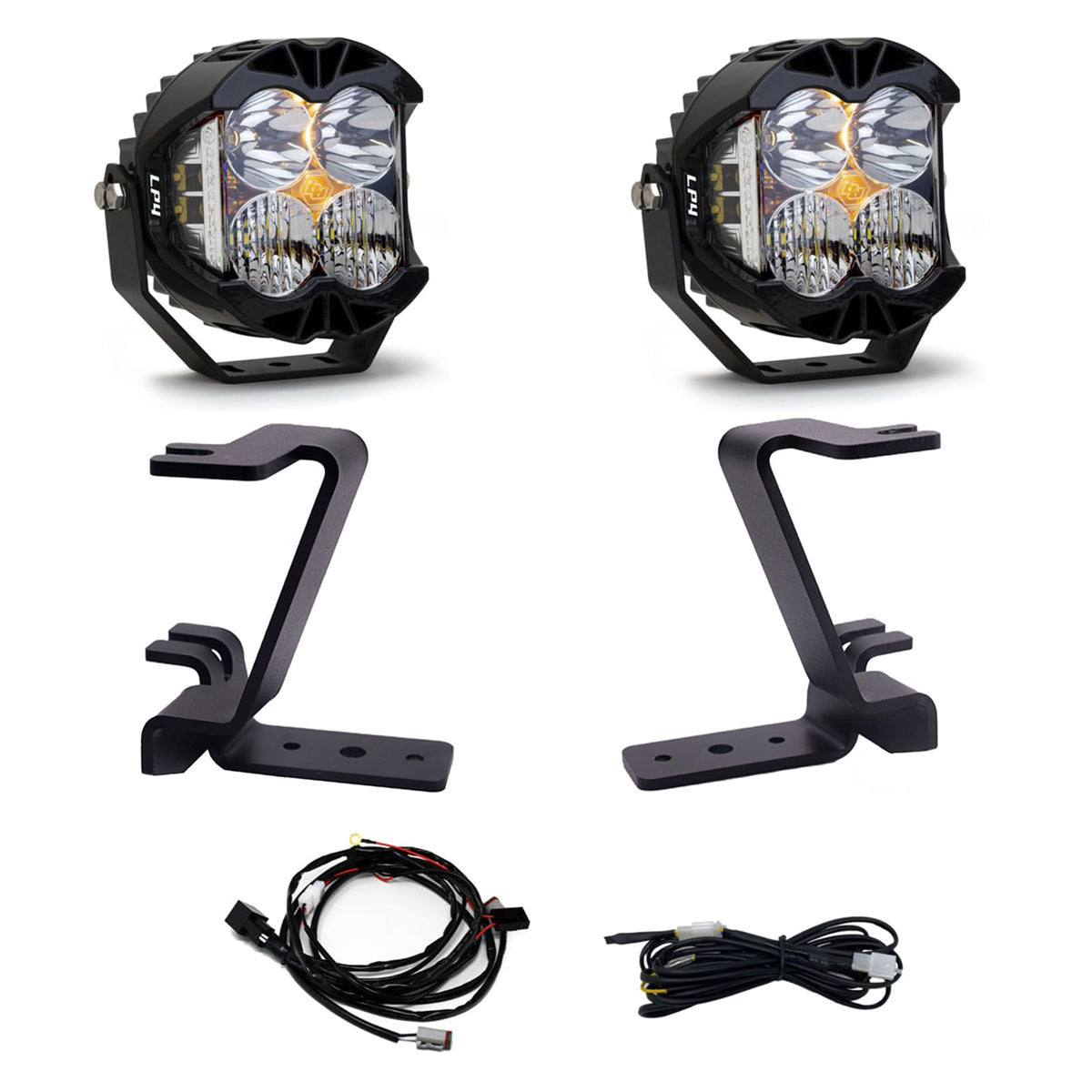 Baja Designs 23C F250/F350 SDLP4 A-Pillar Kit DRIVING/COMBO/CLEAR/UPFITTER Wiring - 448213UP