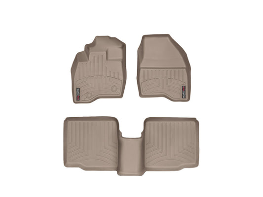 WeatherTech Custom Fit FloorLiners for Ford Explorer, Explorer, 1st & 2nd Row (457041-453592), Tan