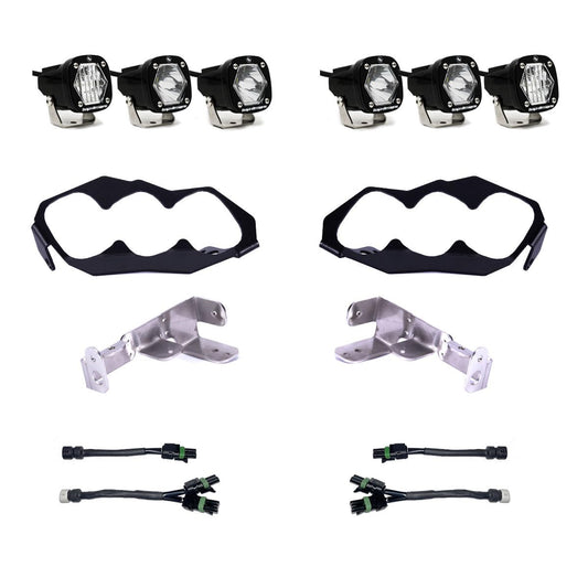 Baja Designs 24C Canam Maverick R Triple S1 Headlight Kit - 448186