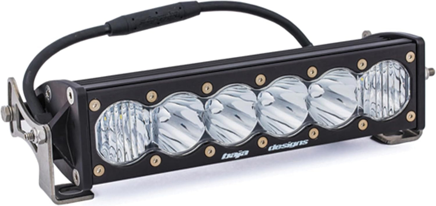 Baja Designs OnX6+ Straight LED Light Bar 10-inch for Jeeps, Off-Road 4x4, Trucks, UTV, ATV, SUV (Driving Combo; Clear)