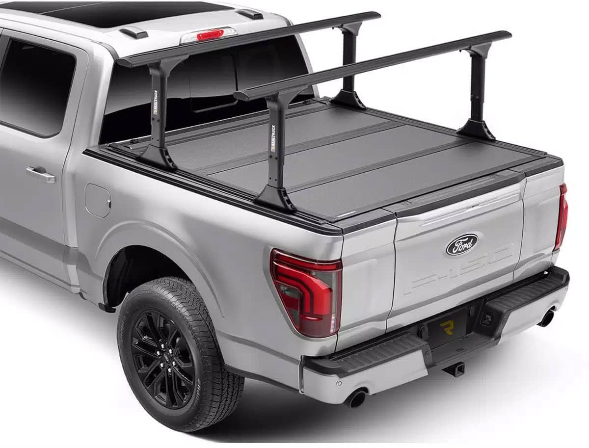 BAK Industries 02C Dodge Ram 8 ft (20C 2500/3500 New Body Style) Bakflip MX4 Ts Hard Folding Tonneau Black - 449204TS