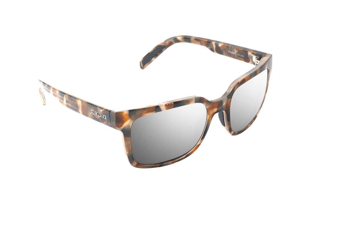 Bajio Sunglasses Paila Silver Mirror Pc Milk Tort Gloss - PAI31B123