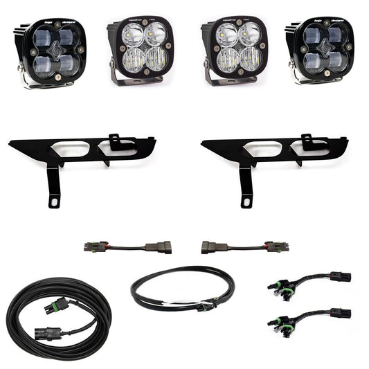 Baja Designs 2122 F150 without Drl(sae Fog Clear Upfitter Wiring)squadron SAE/SPORT Fog Pocket Kit - 44-7697UP