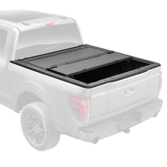 RealTruck BAK BAKFlip MX4 Hard Folding Truck Bed Tonneau Cover | 448427 | Fits 2016-2023 Toyota Tacoma w/OE Track System 6' 2" Bed (73.7")
