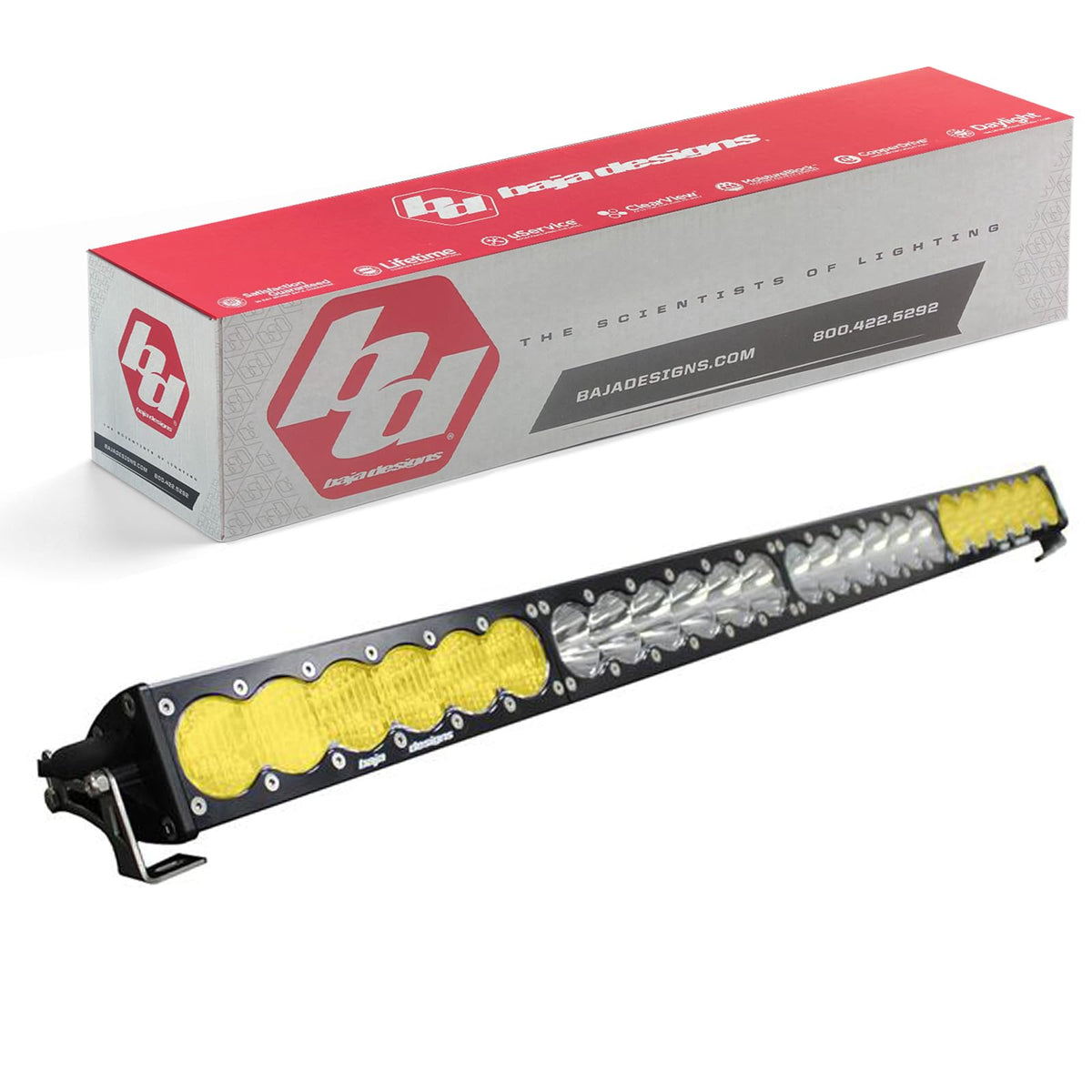 Baja Designs ONX6 Dual Control 40 AMBER/WHITE LED Light Bar - 464014