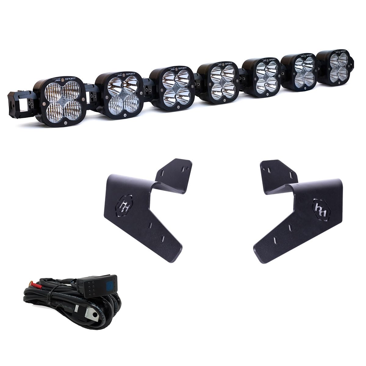 Baja Designs 24C Canam Maverick R 7XL Linkable Roof Mount Kit - 448200