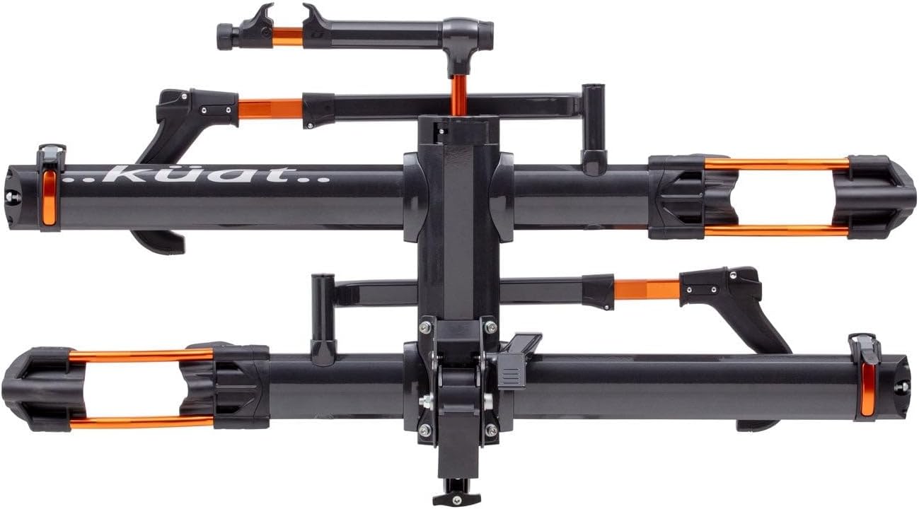 KUAT NV 2.0-1.25" - 2-Bike Hitch Rack | Robust 2-Bike Rack with Trail Doc for Riders & Cyclists | Rugged All-Metal Construction | E-Bike Compatible | Easy Installation | Built for The Long Haul