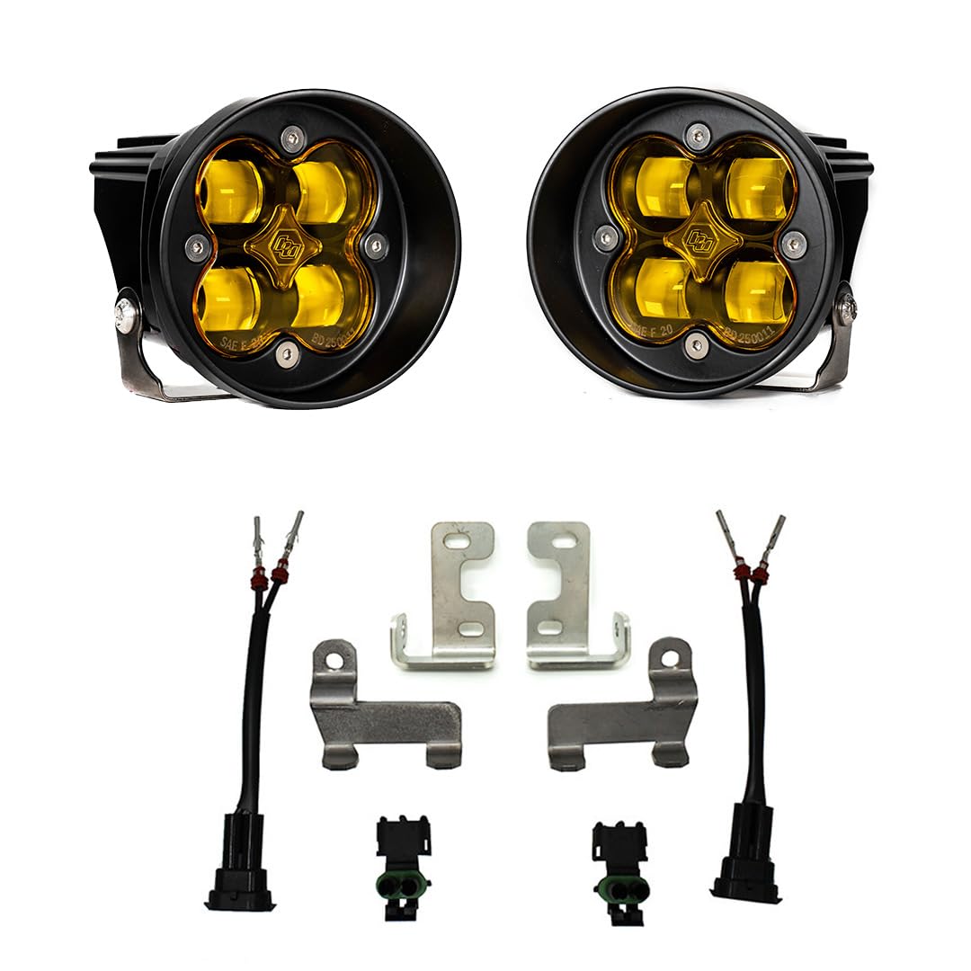 Baja Designs 1024 4RUNNER/1223 TACOMA/1421 Tundra Squadron Sae Amber Spot - 44-7642