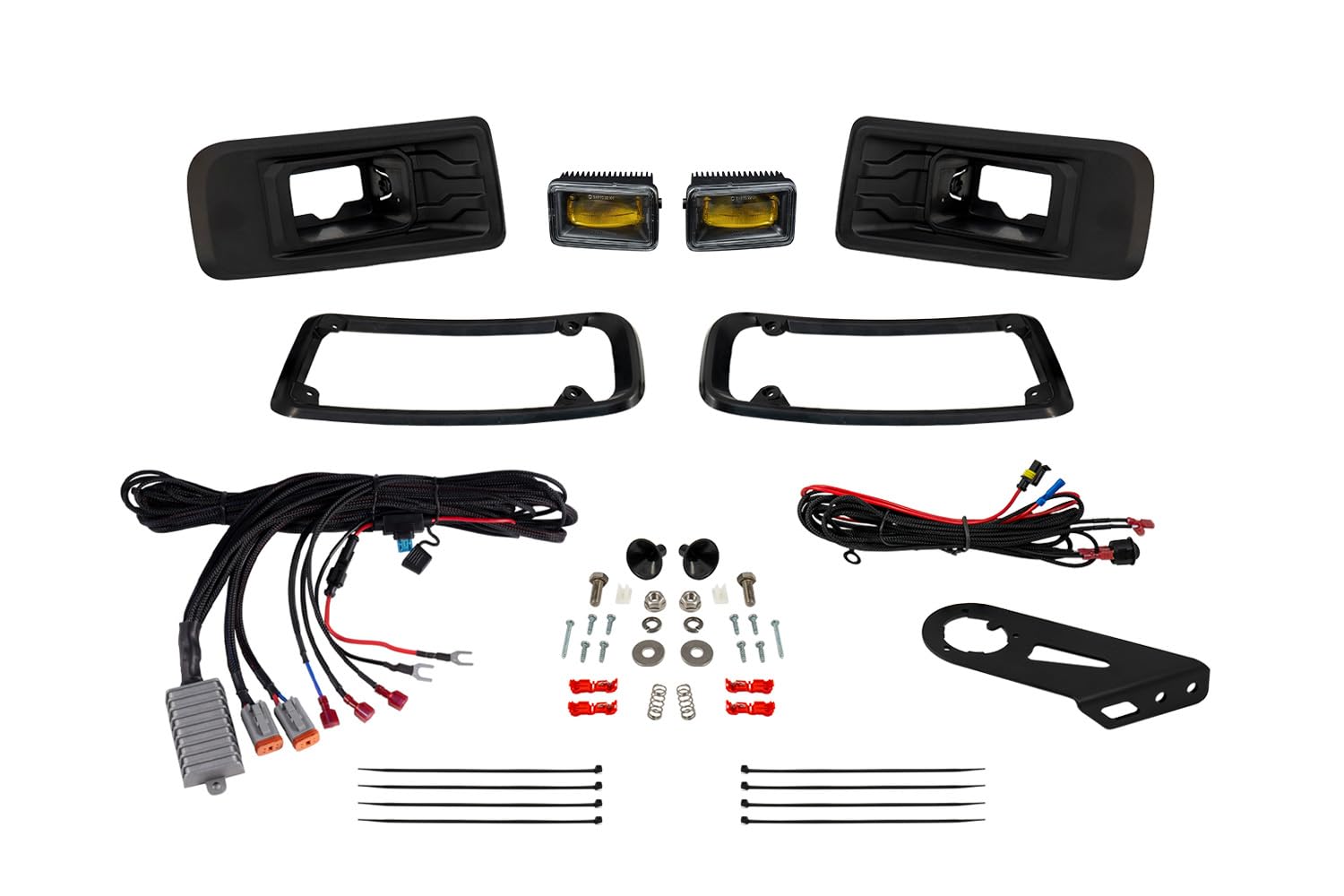 Diode Dynamics Elite Series Add-On Fog Lamp Kit compatible with Ford Maverick 2022-2024, Yellow (3000K)