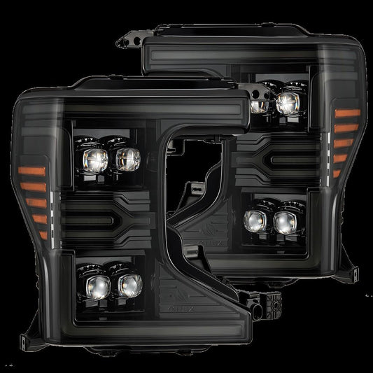 AlphaRex USA 2022 F250/F350/F450 Novaprojector Headlights Alphablack - 880340