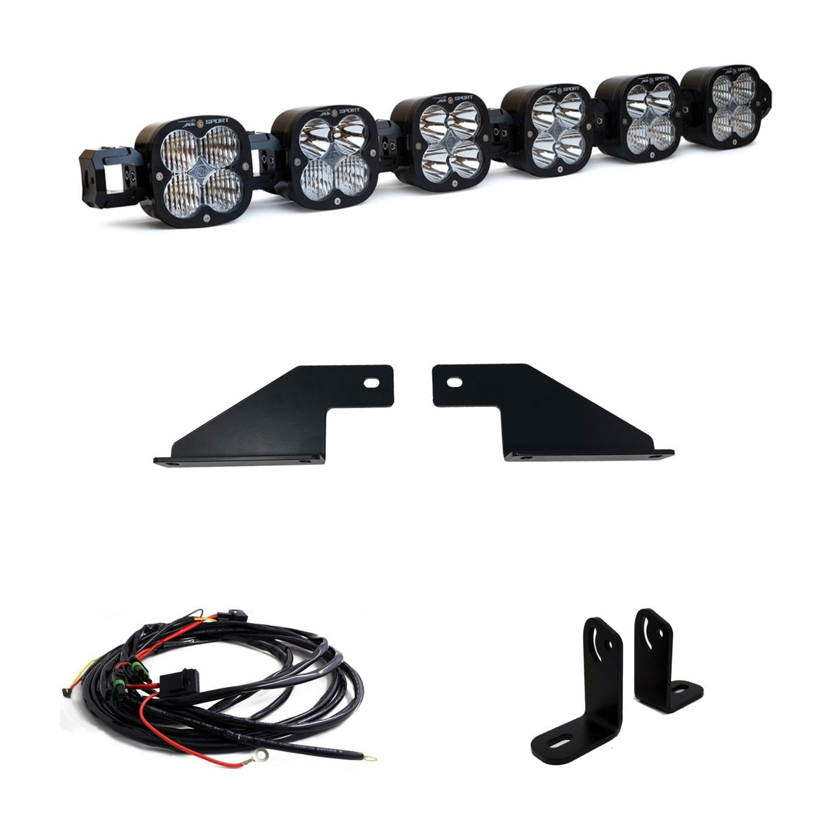 Baja Designs 21C F150 Raptor Xl Linkable Sport Bumper Light Kit MULTIPATTERN/CLEAR - 448067