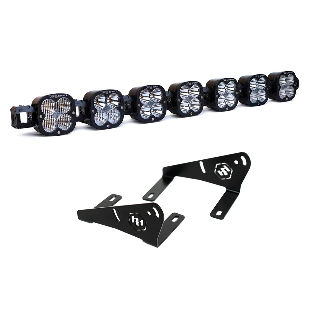 Baja Designs 22C Polaris Rzr Pro R 7 Xl Linkable Roof Bar Kit - 448093