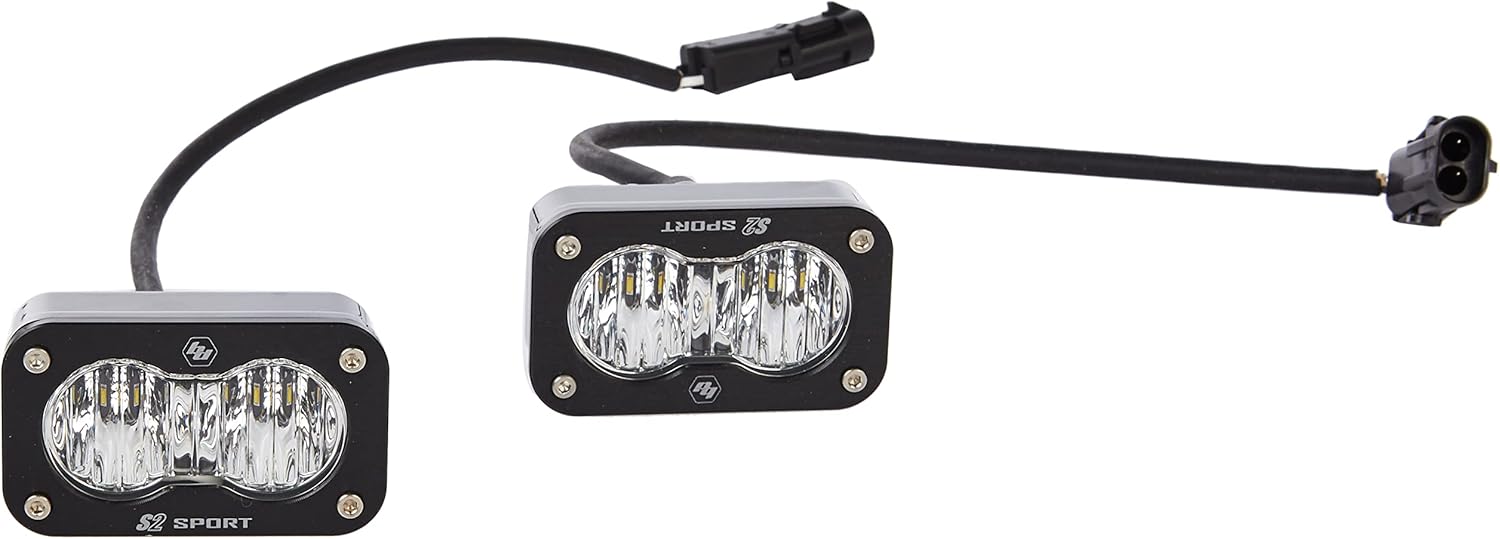 Baja Designs, 547805, LED Light, S2 Sport, Black, Wide Cornering, Pair