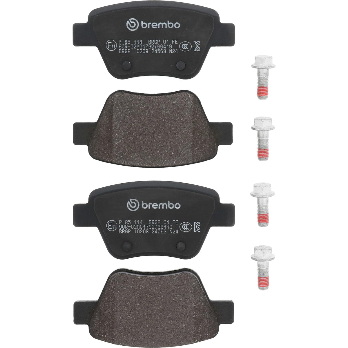 Brembo Audi A3 20102013 A3 Quattro 20102013 Vw Beetle 20122013 Disc Brake Pad Set - P85114