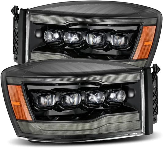AlphaRex USA 880538 Nova Series Projector Headlights fits Dodge Ram 1500,Clear