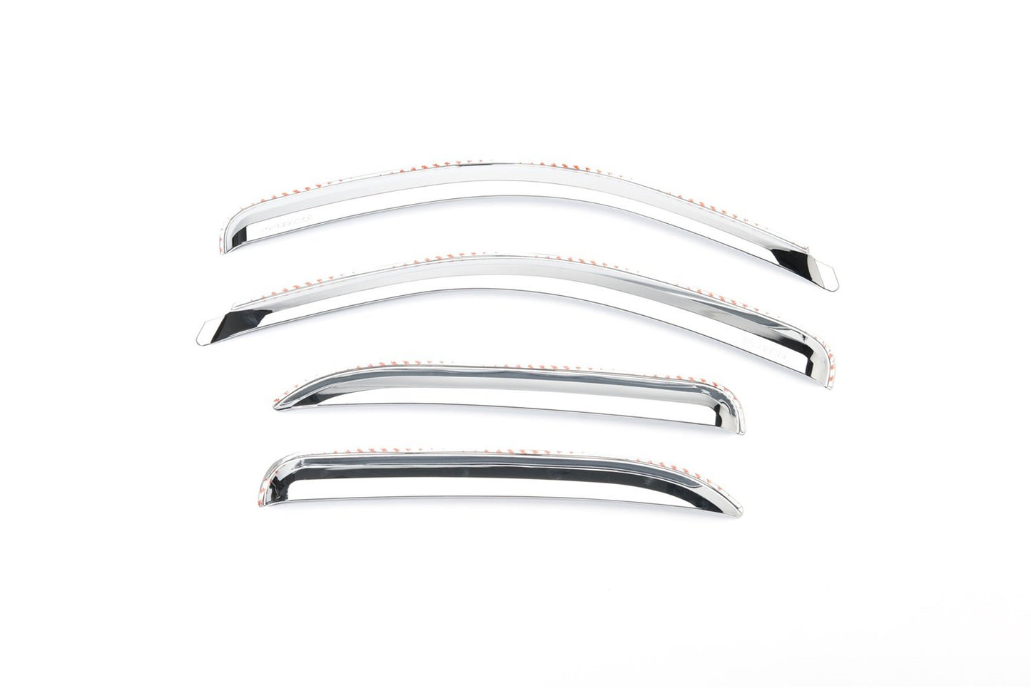 Putco 480137 Element Chrome Window Visor - Set of 4