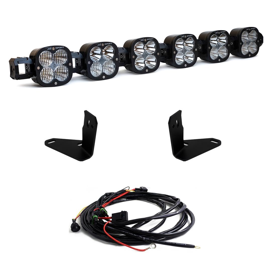 Baja Designs 6 X Linkable Light Bar for 21UP Ford Bronco Steel Bumper Mount - 447750