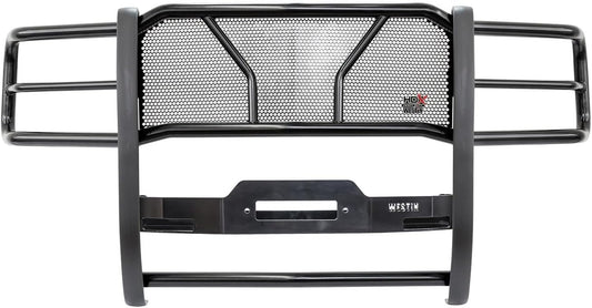 Westin 57-93785 HDX 1-Piece Winch Mount Grille Guard fits 2015-2019 Silverado 2500 3500