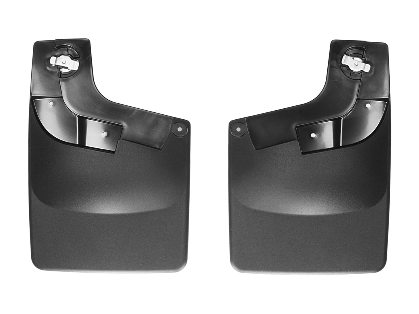 WeatherTech Custom No Drill Splash Guard MudFlaps for Chevrolet Colorado, Canyon - Rear Pair (120052), Black