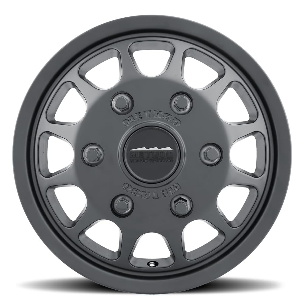 Method Race Wheels MR703 Bead Grip, 16x6.5, +90mm Offset, 6x180, 138.9mm Centerbore, Matte Black, MR70366568590
