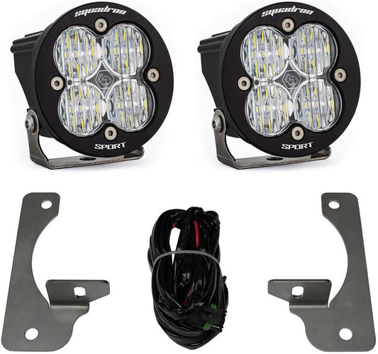 Baja Designs 587523 Squadron, Vehicle Specific LED Kit (Jeep, Squadron-R Sport, JK Rubicon X/10th Anne/Hard Rock)