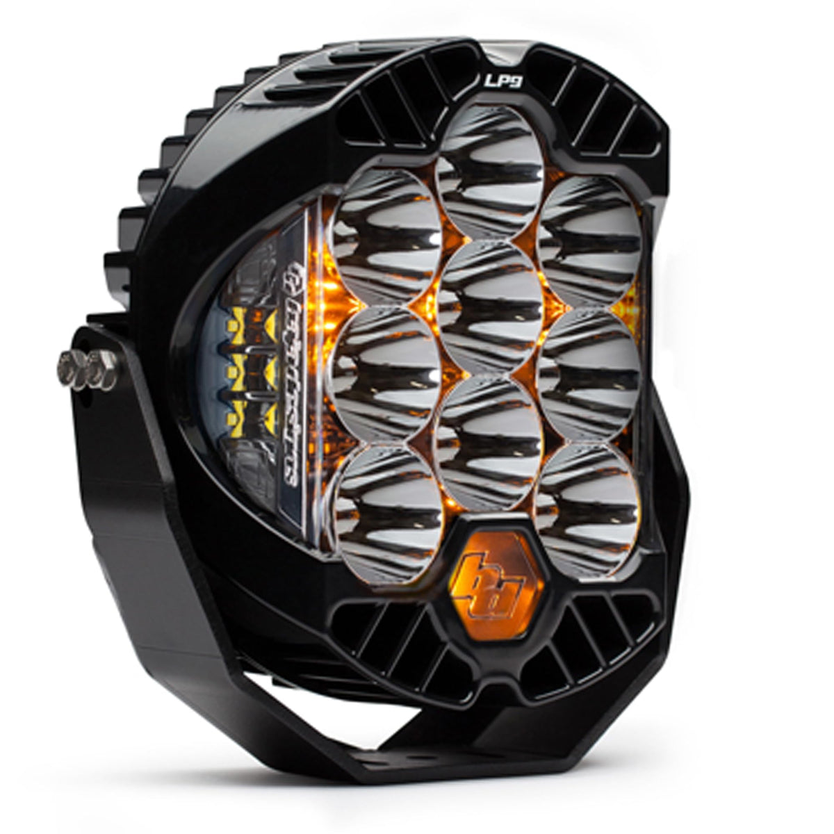 Baja Designs LP9 Pro LED Auxiliary Light Pod Spot Clear Lens with Amber Backlight - 320001