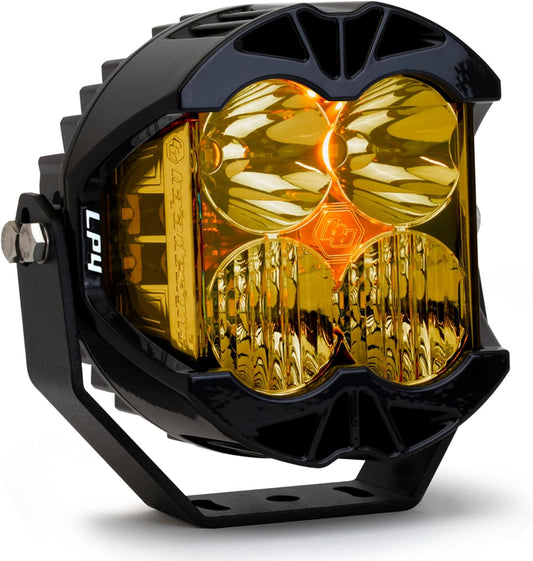 Baja Designs LP4 Pro LED Light Pod for Jeeps, Off Road 4x4, Truck, UTV, ATV (Driving/Combo Lens; Amber)