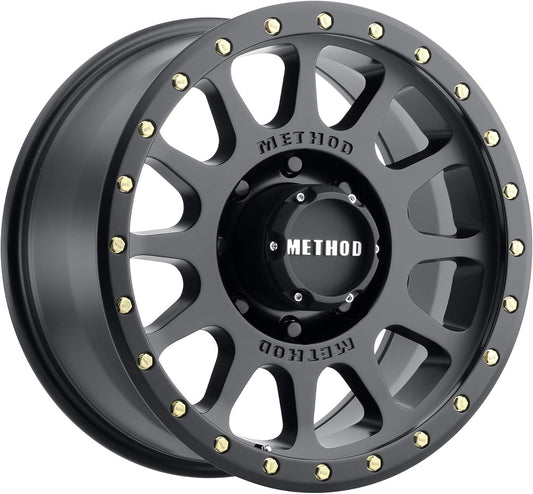 Method Race Wheels mr305 nv 18x9 8x165.1 18et 130.81mm matte black wheel Fits select: 2013-2023 RAM 2500, 2000-2010 CHEVROLET SILVERADO