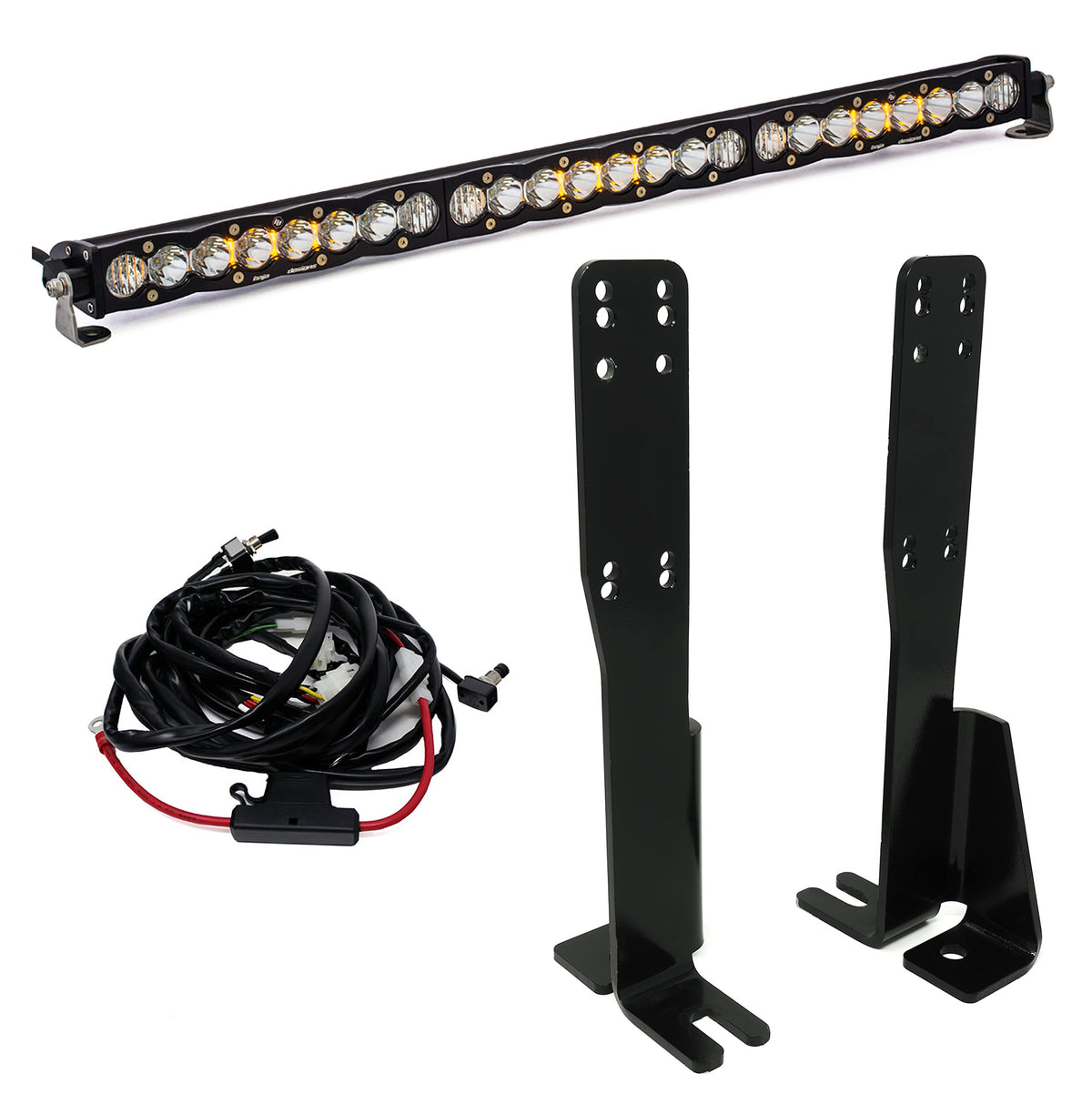 Baja Designs S8 30 in Grille Lower KIT1418 4RUNNER(HIGH Speed Spot;clear) - 447512