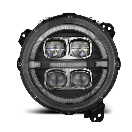 AlphaRex USA 18C Wrangler JL/GLADIATOR JT Nova LED Proj Hdlghts Black Pair - 880868