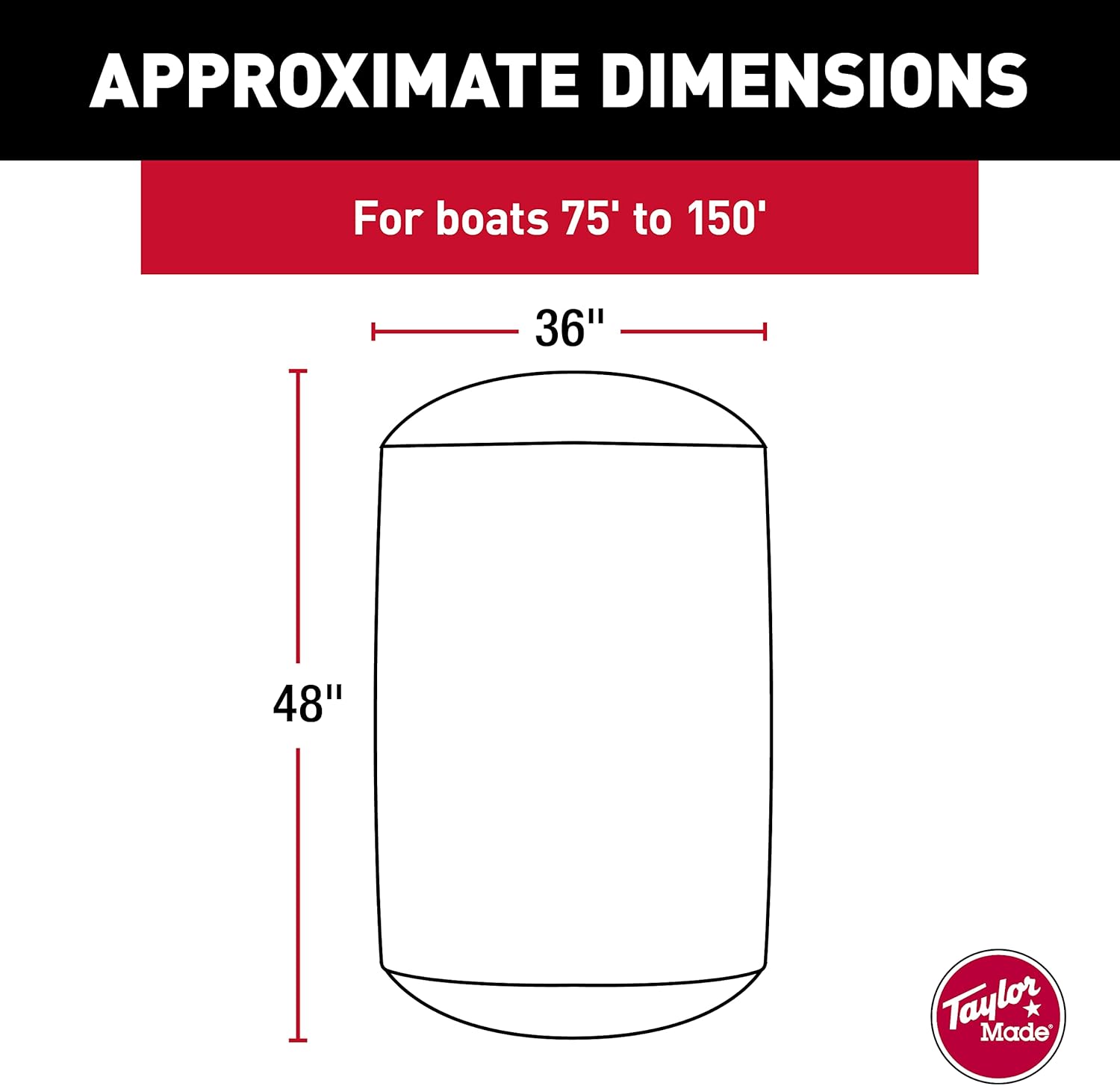 Taylor Made Products Admiral's Choice Super Duty Inflatable Yacht Fender