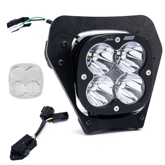 Baja Designs 24C Ktm XL80 450 XCFW/350 XWF/500 Xwf D/C Headlight Kit with Dimmer SPOT/CLEAR - 677103