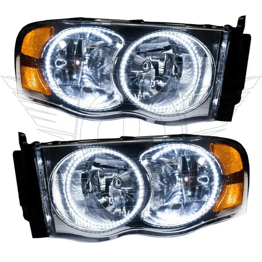 Oracle Lighting 7164-001: 2002-2005 Dodge Ram Pre-Assembled Led Halo Headlights